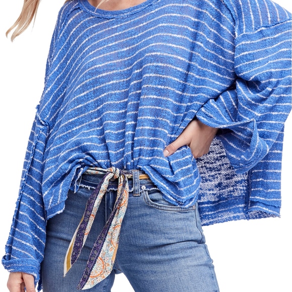 Free People Tops - Free People Island Girl Hacci Sweater